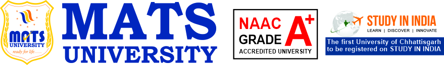Mats University logo with name